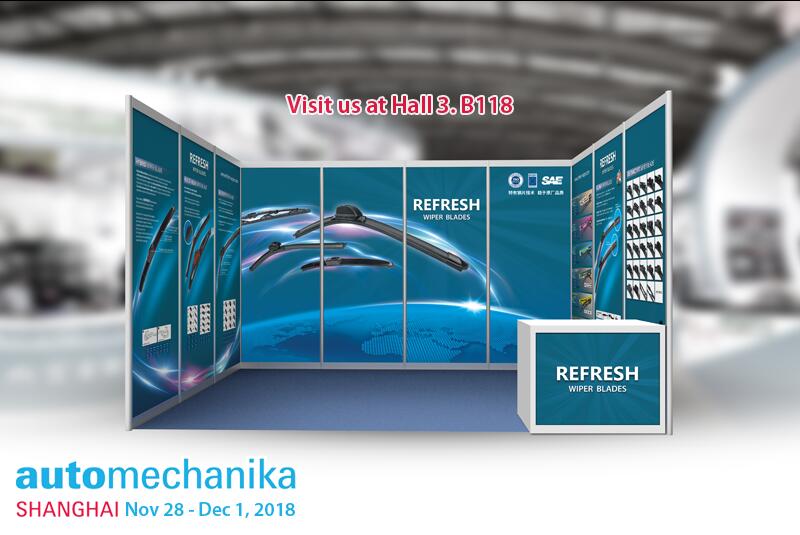 2018 Automechanika Shanghai Hall 3 Booth B118