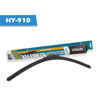 WHOLESALE MULTI-FIT SOFT WIPER BLADE WITH 17 ADAPTORS GLASS WINDOW CLEANING FRAMELESS WIPER BLADES UNIVERSAL WINDSHIELD